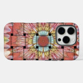 アフリカ風インスピレーションアートプリント - 幾何学的な織りデザイン Case-Mate iPhoneケース (裏面 (横))