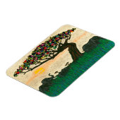 アフリカ飛行機の象 マグネット (左側)