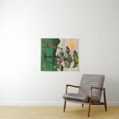 アフリカ飛行機キリン タペストリー (インサイチュ(横))