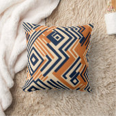 アフリカ鮮やかパターン クッション (ブランケット)