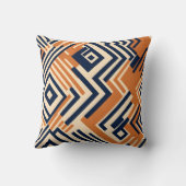 アフリカ鮮やかパターン クッション (裏面)