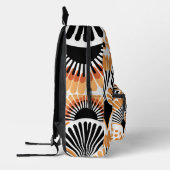 アフリカ鮮やかパターン プリントバックパック (左)