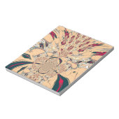 アフリカ鮮やか万華鏡のように千変万化するパターン:ピーチな喜び ノートパッド (回転)