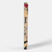 アフリカ鮮やか万華鏡のように千変万化するパターン:ピーチな喜び Case-Mate iPhoneケース (裏面 / 右)