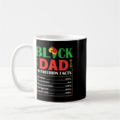 アフリカ黒いパパ栄養事実メラニン意識 コーヒーマグカップ (左)