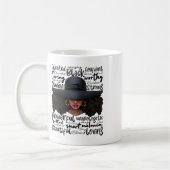 アフリカ黒人歴史アフリカ系アメリカ人女性6月 コーヒーマグカップ (左)