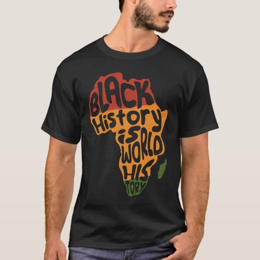 アフリカ黒史は世界史アフリカ2 Tシャツ (正面)