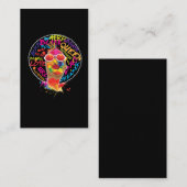 アフリカ黒誇りを持った色アメリカアフロメラニン女王 名刺 (正面/裏面)