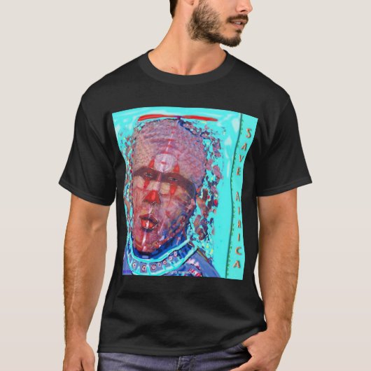 アフリカ1を救って下さい Tシャツ (正面)