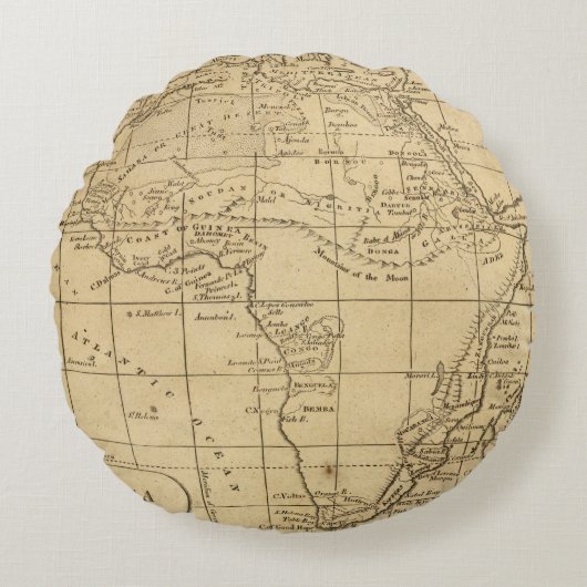 アフリカ11 ラウンドクッション (正面)