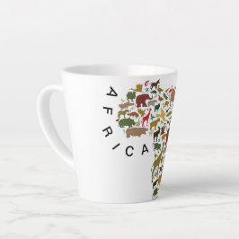 アフリカ12OZ カフェラテマグ