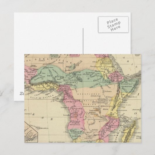 アフリカ13 ポストカード (正面/裏面)