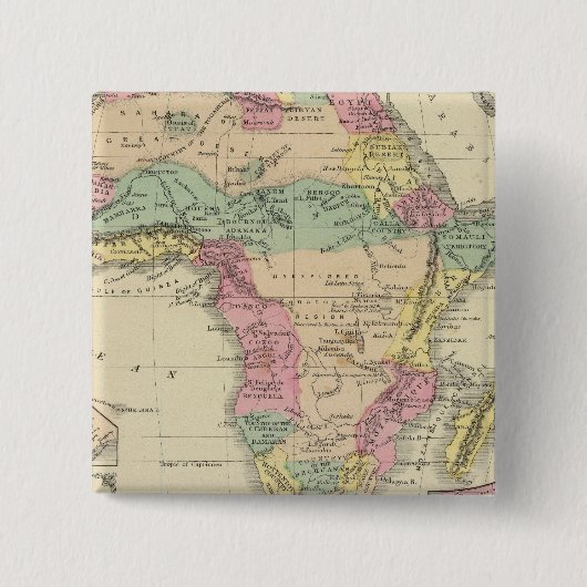 アフリカ13 缶バッジ (正面)