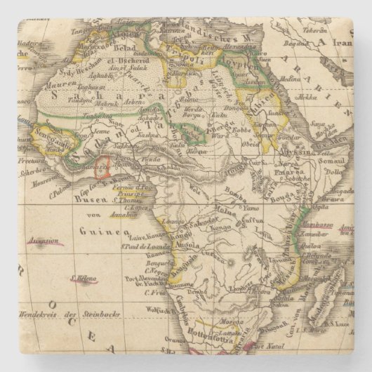 アフリカ16 ストーンコースター (正面)