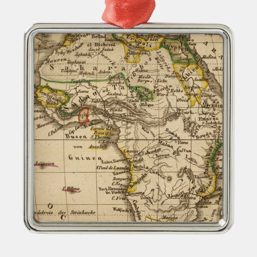 アフリカ16 メタルオーナメント (正面)