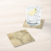 アフリカ17 スクエアペーパーコースター (インサイチュ)