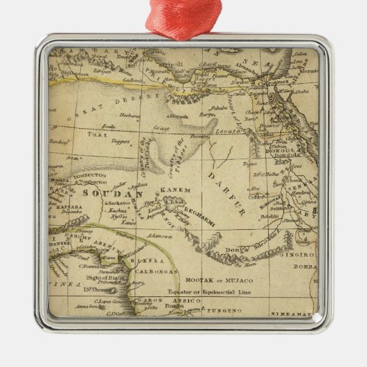 アフリカ17 メタルオーナメント (正面)