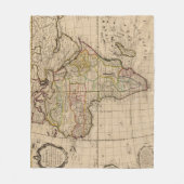 アフリカ19 フリースブランケット (正面)