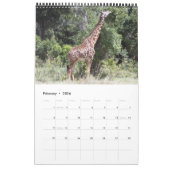 アフリカ2011 15ヶ月ペー独身のジ・カレンダー カレンダー (2月 2026)