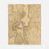 アフリカ20 フリースブランケット (正面)