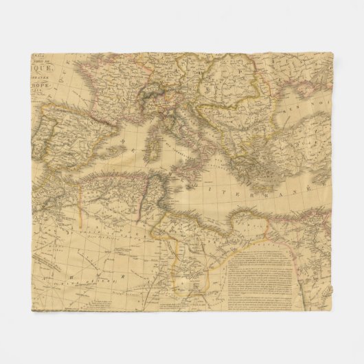 アフリカ20 フリースブランケット (正面(横))