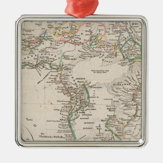 アフリカ21 メタルオーナメント (正面)