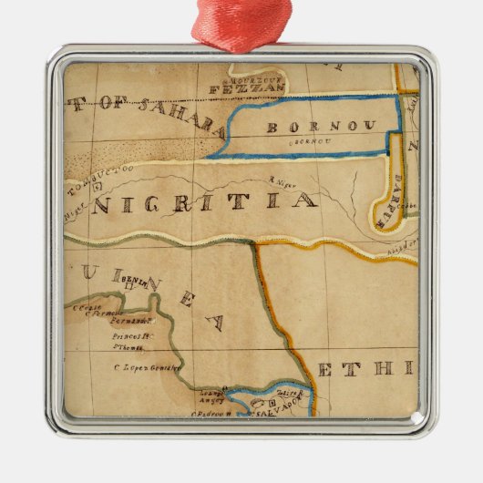 アフリカ26 メタルオーナメント (正面)