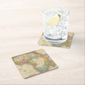 アフリカ27 スクエアペーパーコースター (インサイチュ)