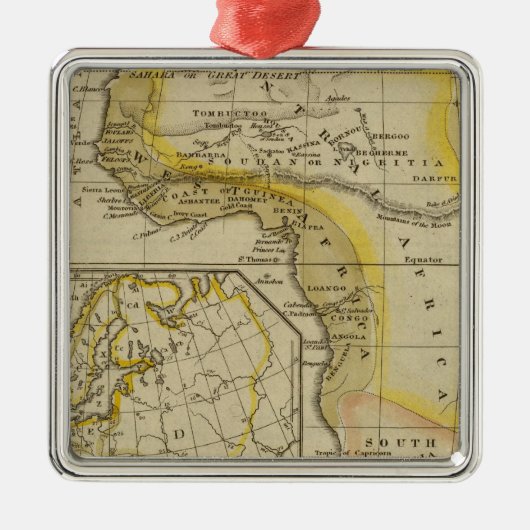 アフリカ27 メタルオーナメント (正面)