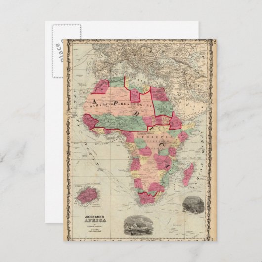 アフリカ30 ポストカード (正面/裏面)