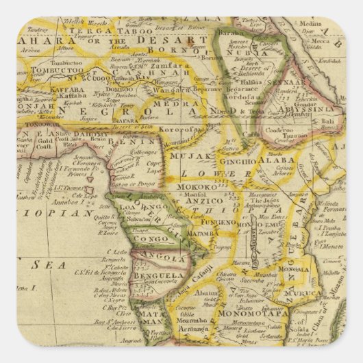 アフリカ34 スクエアシール (正面)