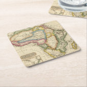 アフリカ36 スクエアペーパーコースター (アングル)