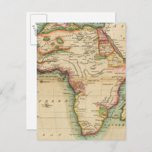 アフリカ43 ポストカード (正面/裏面)