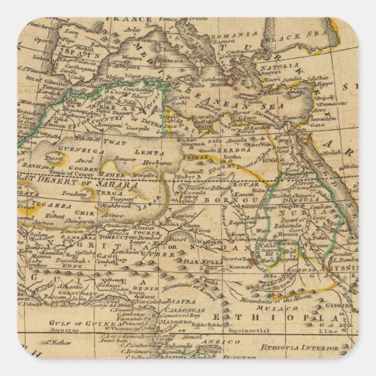 アフリカ45 スクエアシール (正面)