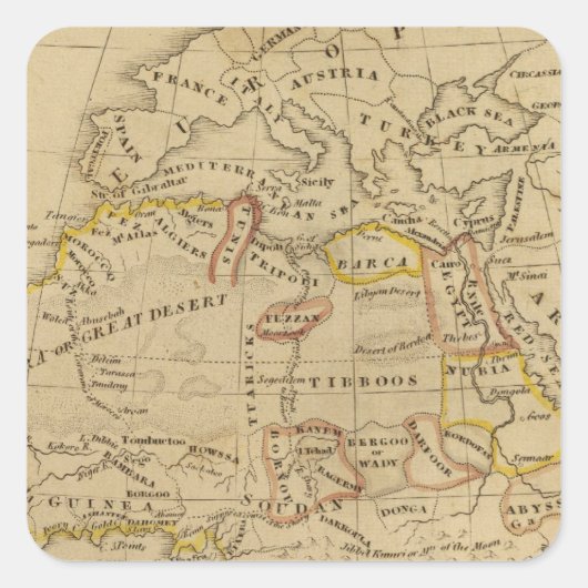 アフリカ4 スクエアシール (正面)