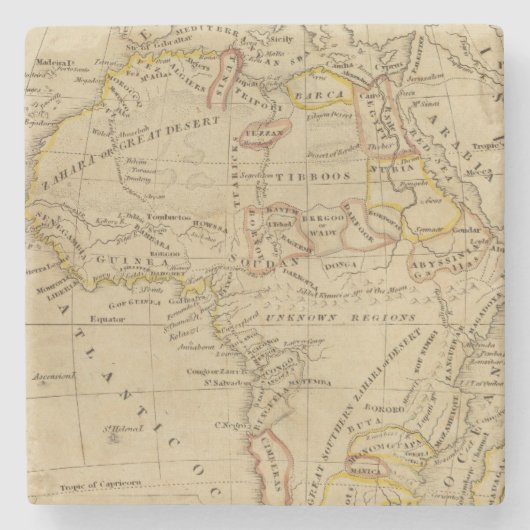 アフリカ4 ストーンコースター (正面)