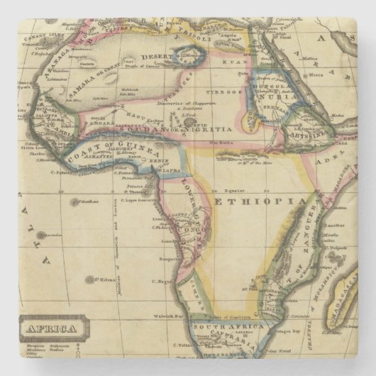 アフリカ7 ストーンコースター (正面)