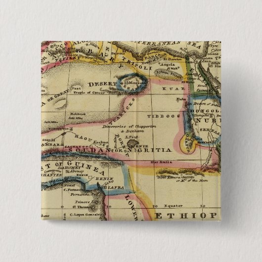 アフリカ7 缶バッジ (正面)