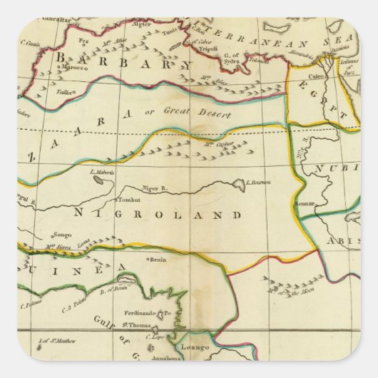 アフリカ9 スクエアシール (正面)