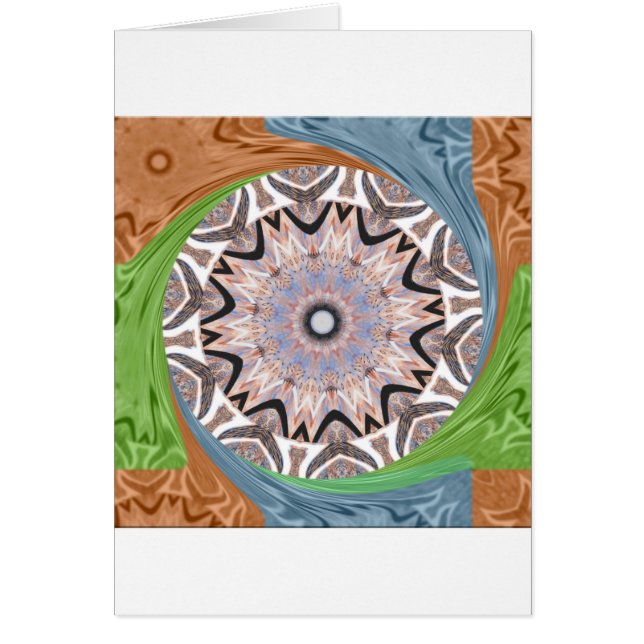 アフリカ・アジア伝統的の神経質なパターン (正面)