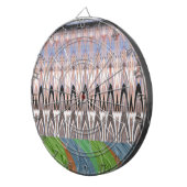 アフリカ アジア 伝統的なパターン ダーツボード (正面右)