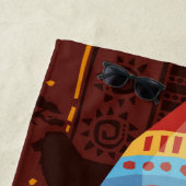 アフリカ・アフリカ・マスク ビーチタオル (インサイチュ)