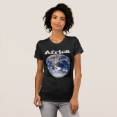 アフリカ – アポロ17からの惑星地球の眺め Tシャツ (正面フル)