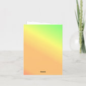 アフリカ アート かっこいい ギター奏者 父の日 カード (裏面)