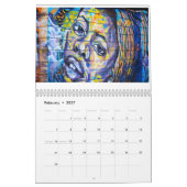 アフリカ·アート·コランダーと美しい写真 カレンダー (2月 2027)