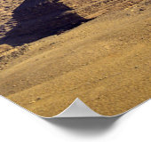 アフリカ、エジプト、カイロ、ギザ。ピラミッド素晴らし形 ポスター (角)