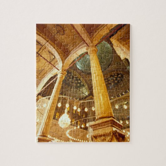 アフリカ、エジプト、カイロ、ムハマド·アリ·モスク ジグソーパズル (縦)