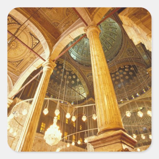 アフリカ、エジプト、カイロ、ムハンマド・アリ・モスク スクエアシール (正面)