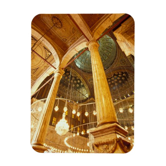 アフリカ、エジプト、カイロ、ムハンマド・アリ・モスク マグネット (縦)