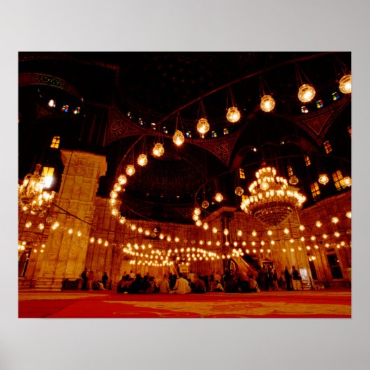 アフリカ，エジプト，カイロ，ムハンマド・アリ・モスク， The ポスター (正面)